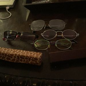 READERS…. Great for reading:sewing: finger work.  Various strengths and 2 cases